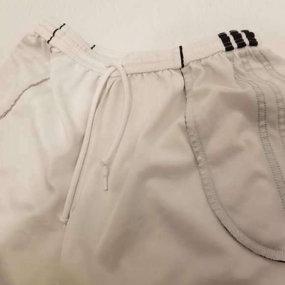 Adidas White Shorts Climalite Vintage Basketball Soccer Track or Running Shorts - Picture 5 of 13